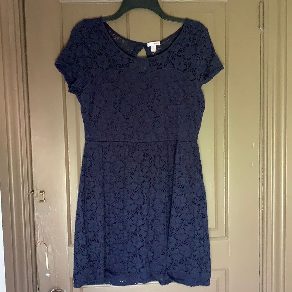 Navy Lace Bongo Dress